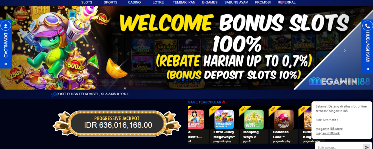 Website Megawin188 Top